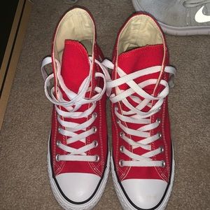 Red High Top Converse